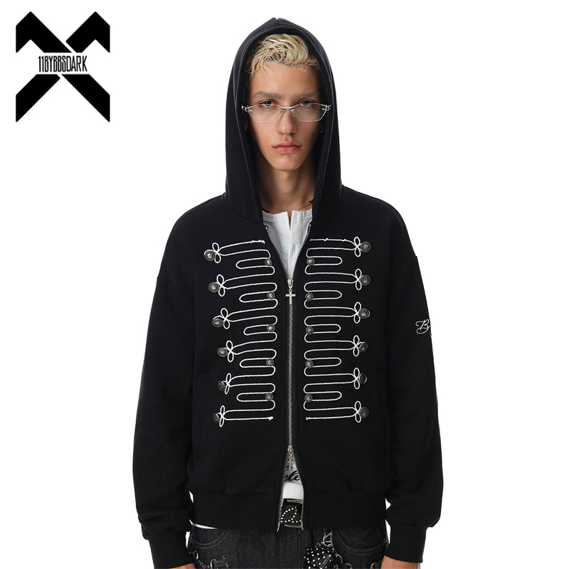 Streetwear Brand Hoodies - Felpa con Zip Streetwear per Uomo
