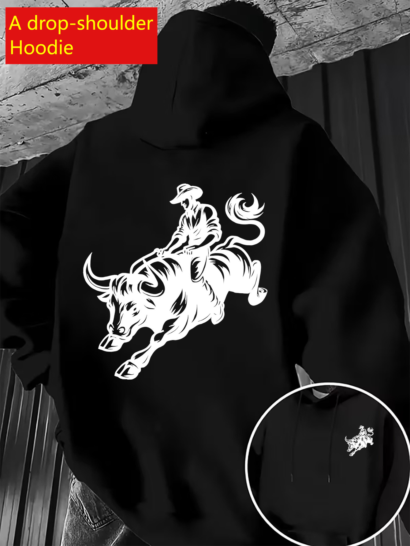 Streetwear Brand Drops - Felpa con Cappuccio Streetwear da Uomo