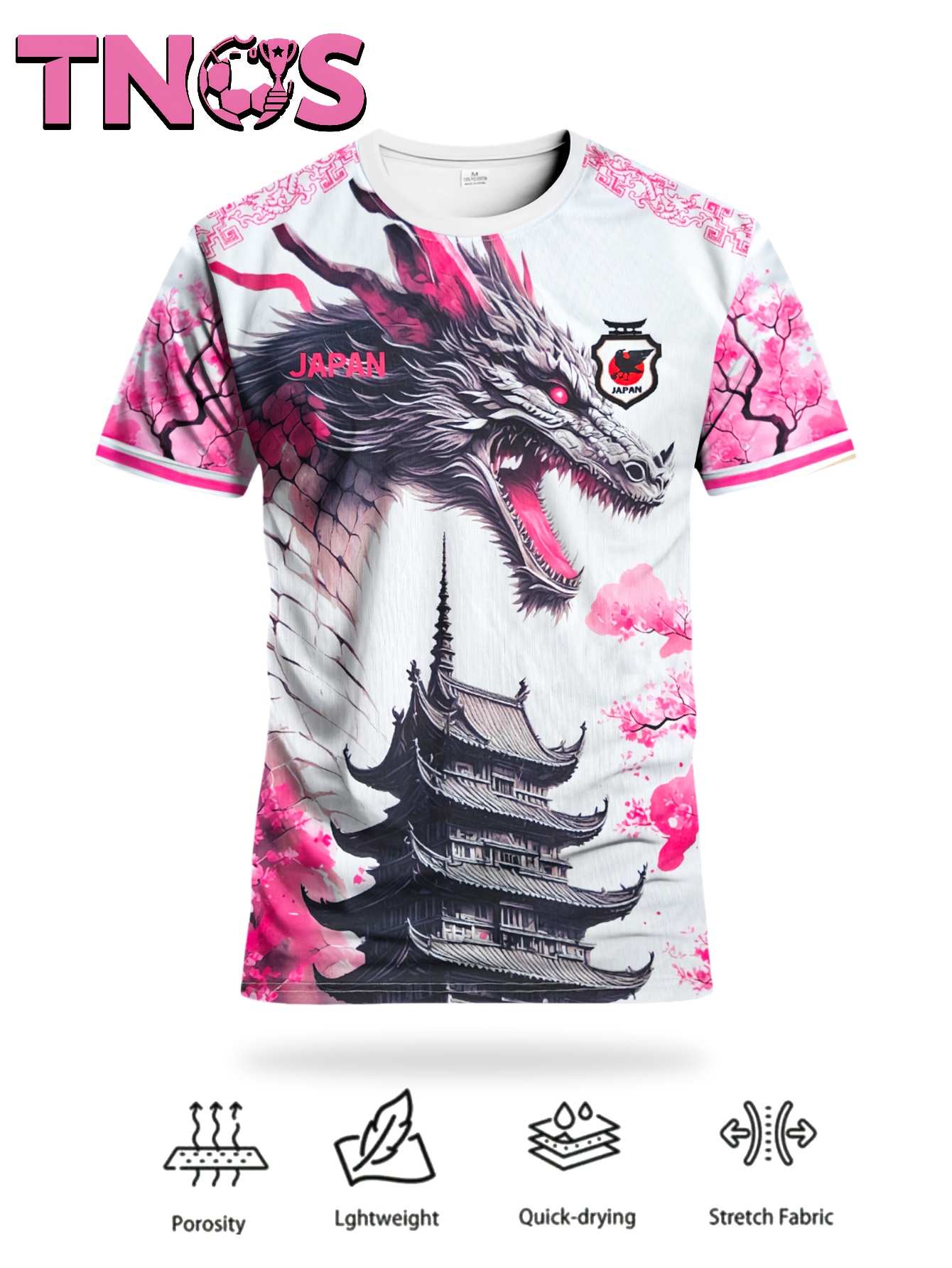 Streetwear Brand Japan - Maglia da calcio TNOS Sport Brand