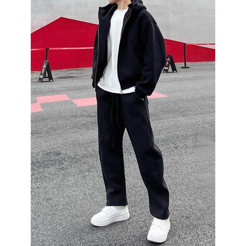 Streetwear Brand Hoodies - Set Sportivo da Uomo Foderato in