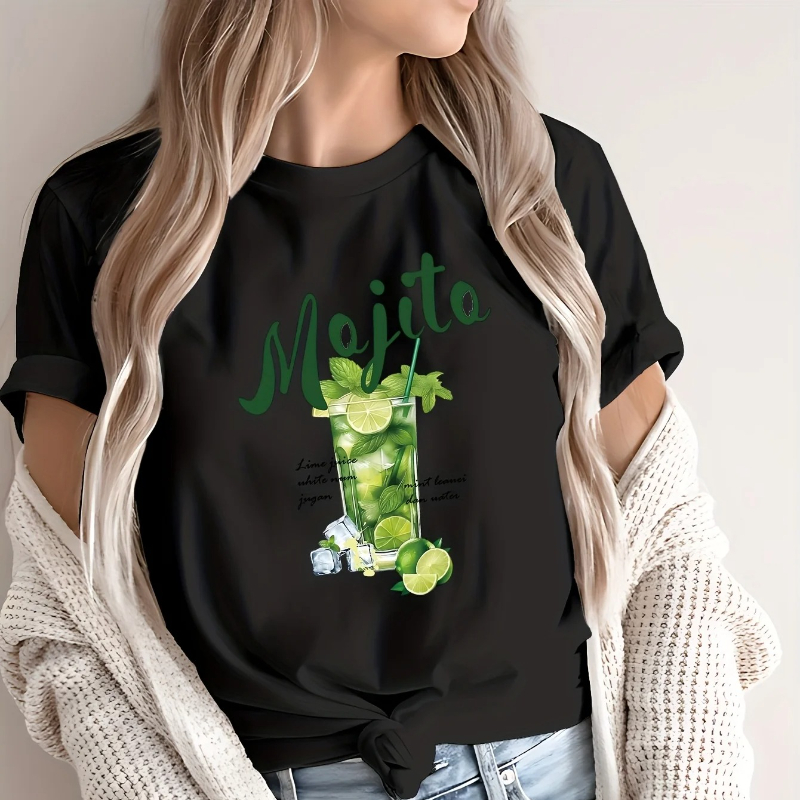 Streetwear Brand Drops - Mojito Cocktail Drink Graphic T-shirt da