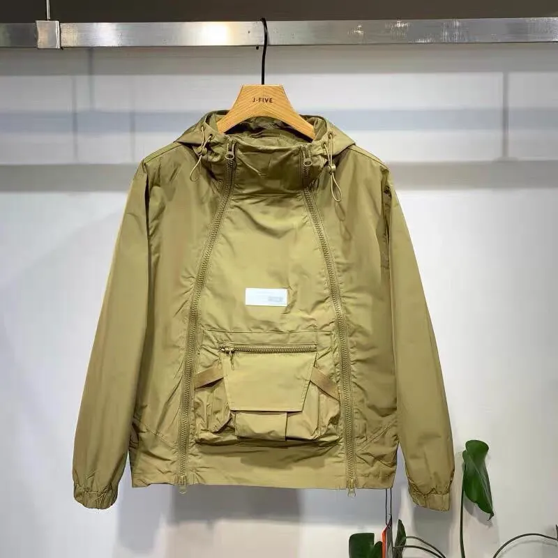 Streetwear Brand Hoodies - Felpa con cappuccio con cerniera vintage