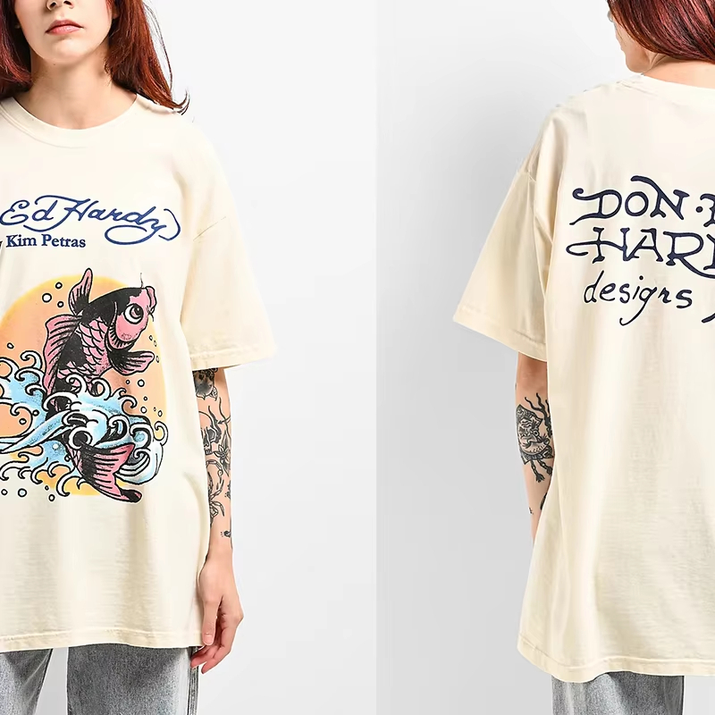 T-shirt in cotone con stampa g - Streetwear Brand Japan recensione e prezzo