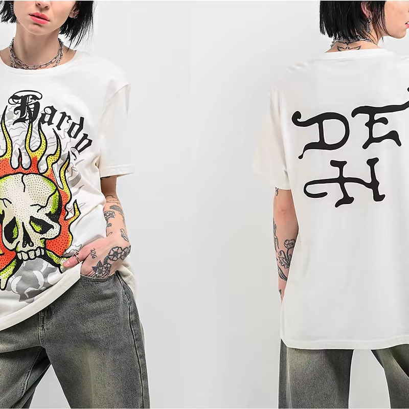 T-shirt in cotone con stampa g - Streetwear Brand Japan recensione e prezzo