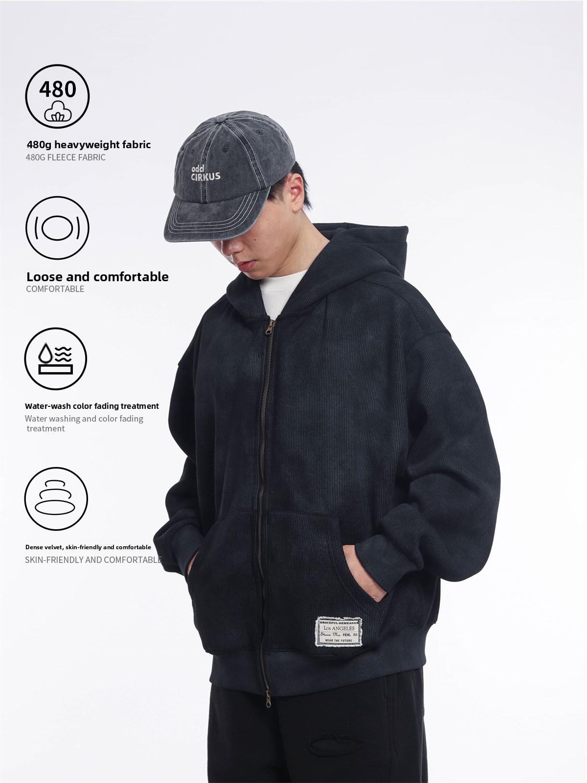 Felpa con Cappuccio Stile Giap - Streetwear Brand Hoodies recensione e prezzo