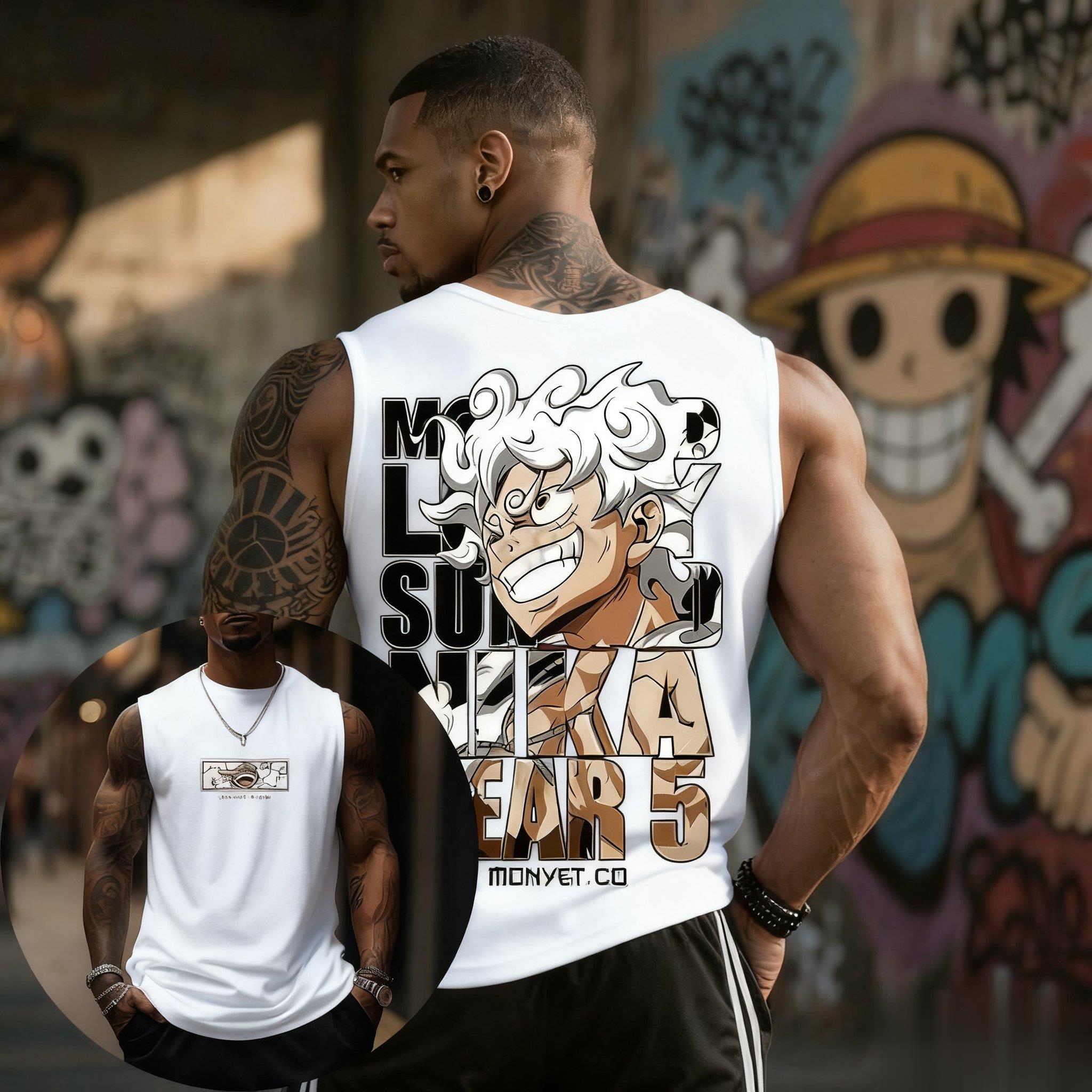 One Piece Rufy Gear 5 Canotta  - Streetwear Brand Japan recensione e prezzo